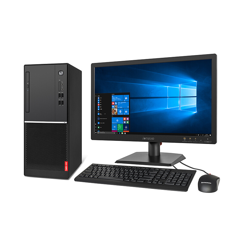 联想扬天M6201K I3-7100/4G/1T/集/无驱/win10 21.5液晶显示器