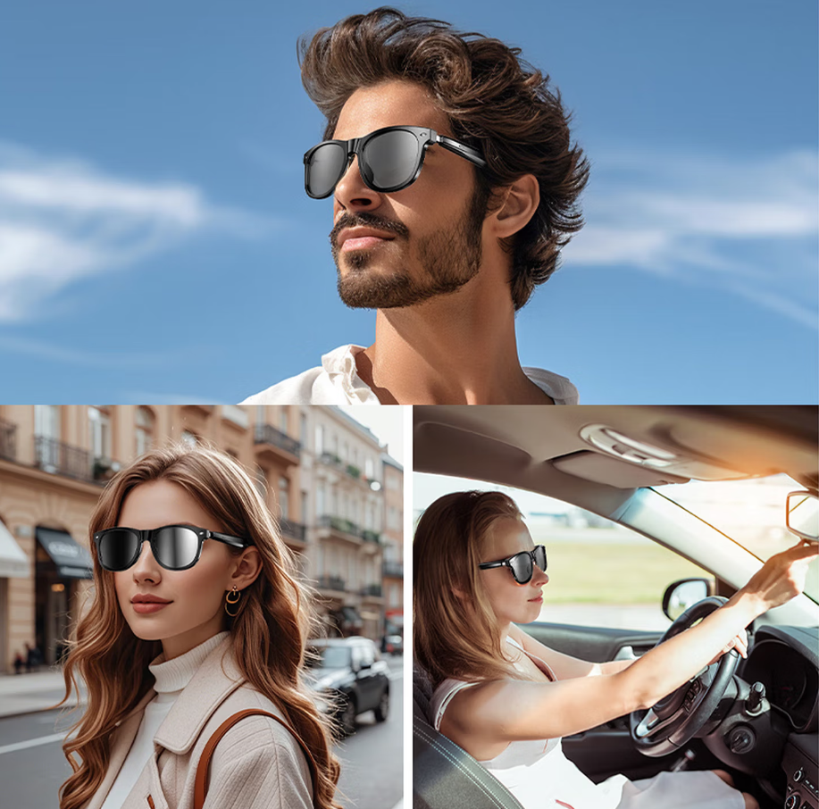 塞尔兰斯智能眼镜时尚轻便触控操作智能眼镜科技潮流高清大图