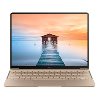 华为(HUAWEI)MateBook X 13英寸微边框轻薄本 笔记本电脑(i5-7200U 8G 512GB固态 内含拓展坞 2K高清屏 含正版office 流光金)