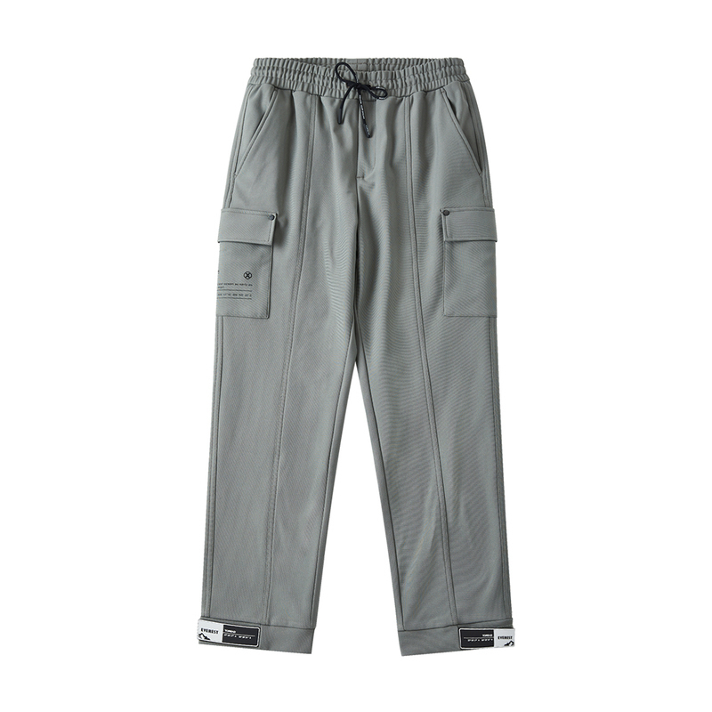 探路者户外男式防风休闲旅行裤 秋冬季运动户外潮流时尚耐磨抽绳休闲贴袋男士工装裤子