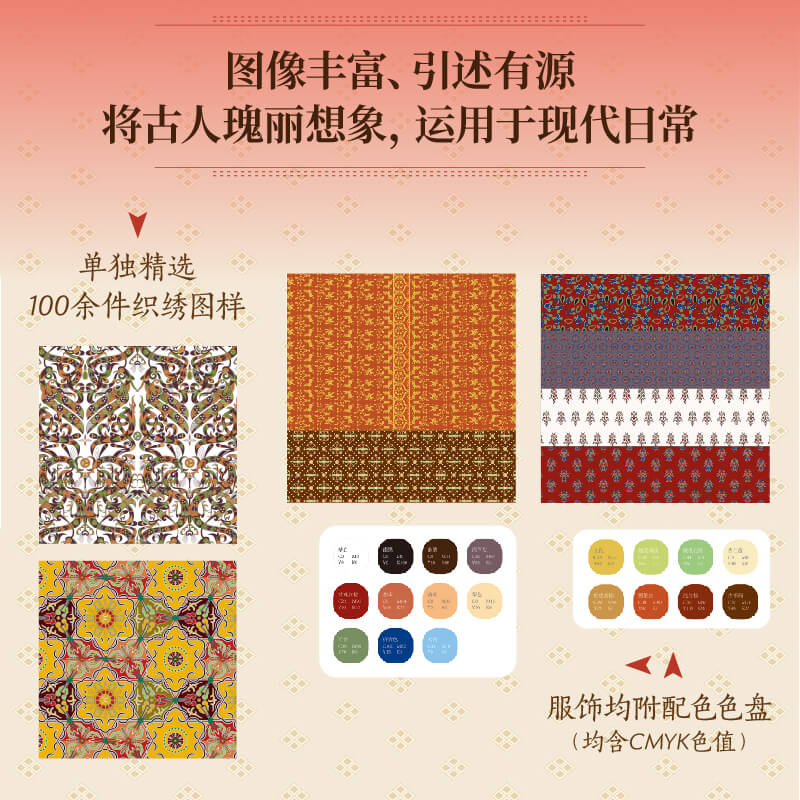 中华霓裳 [正版]赠精美光栅卡x2中华霓裳 黄清穗著 精美礼盒包装 传统服饰之美 近300幅精美手绘 出版社图书高清大图