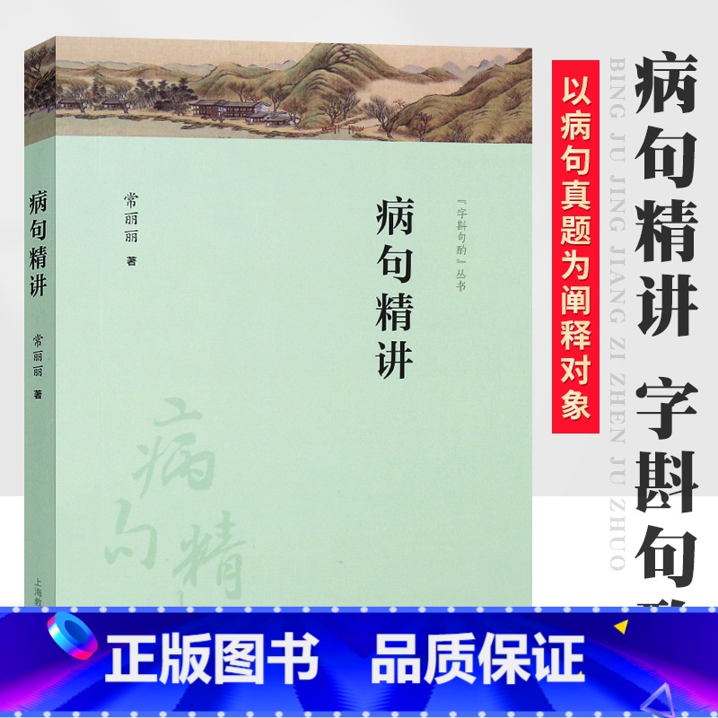 【正版】病句精讲 常丽丽 中考高考病句真题 现代汉语语法知识 语法相关知识点 语言文字书籍现代汉语语法知识体系 语法知