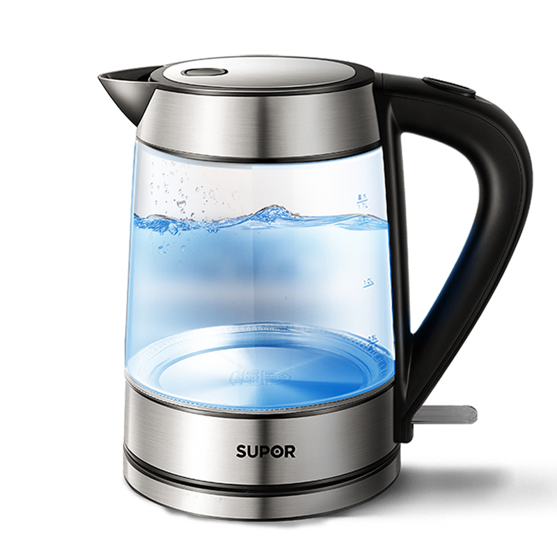 电热水壶家用玻璃开水壶自动断电304不锈钢电茶壶器