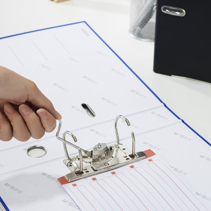 晨光 M&G 经济型快劳夹 ADM95076 A4 3寸 (蓝色) 个高清大图