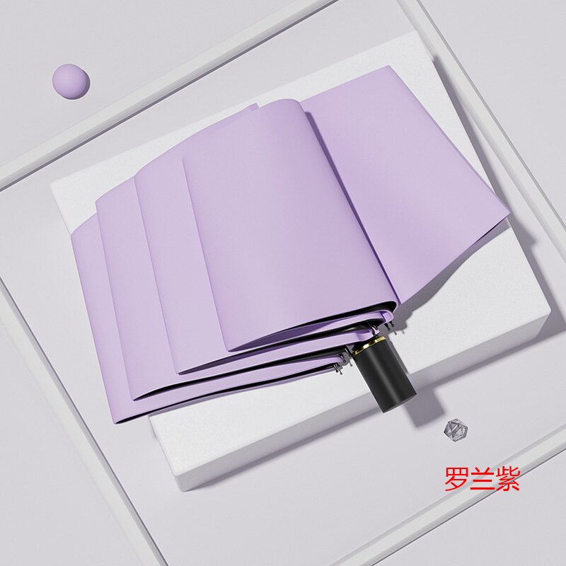 优橙雨伞全自动加大黑胶商务晴雨伞遮阳太阳伞【手动加固款】8骨金柄广告伞可印制LOGO 50把起订