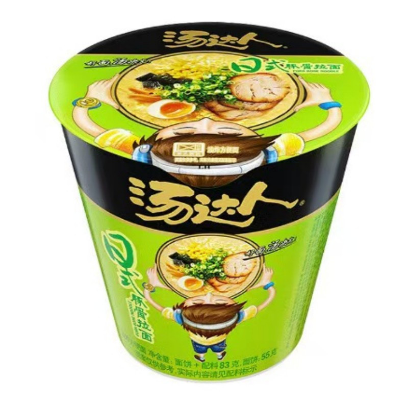 统一方便面 汤达人箱装共12杯