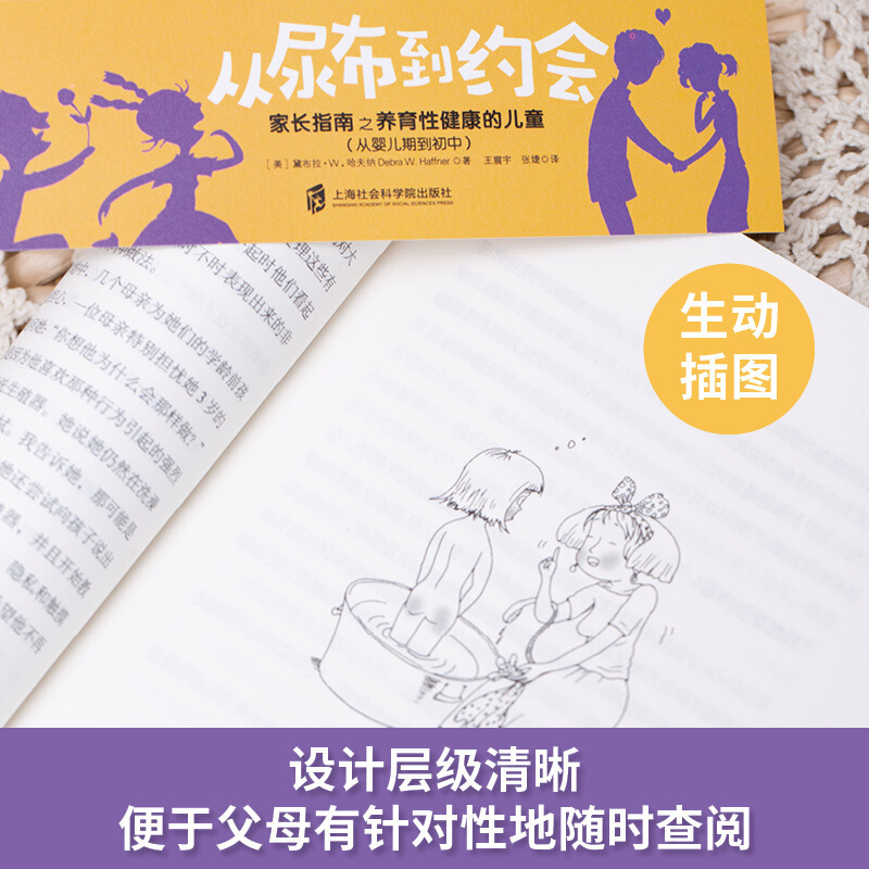 [醉染正版]从尿布到约会家长指南之养育性健康的儿童婴儿期到初中 美国权威性教育专家 黛布拉经典之作《心理营养》作者林文采