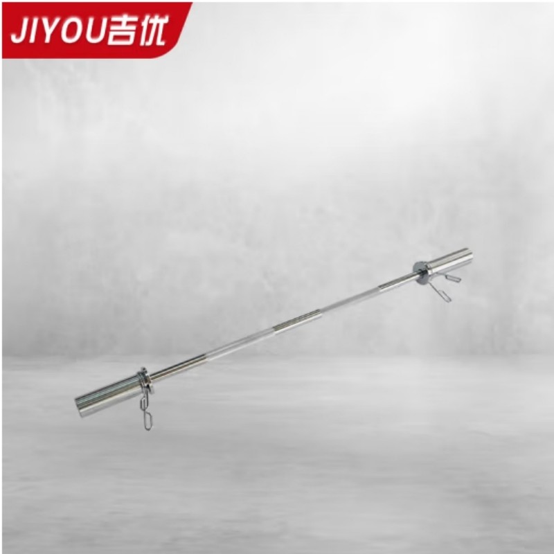 吉优 JY-F9014 杠铃杆1.5米大孔直杆奥杆健身房举重杆深蹲杆卧推杆
