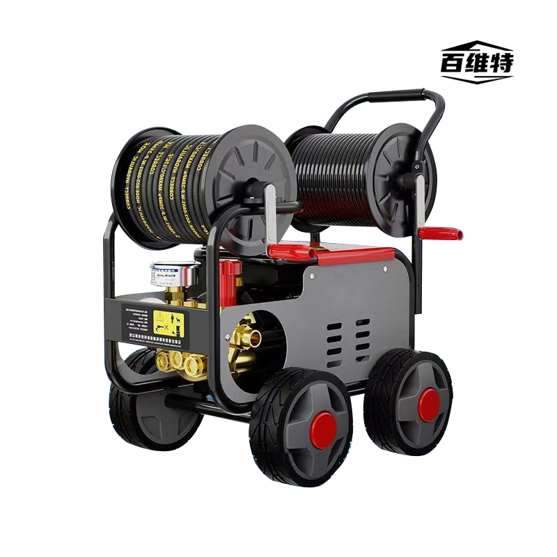 百维特 BWT-ST600型 电动高压清洗下水道疏通双用水枪高清大图