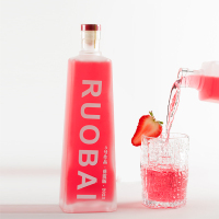 若白师兄15度伏特加草莓利口酒果酒700ml*2瓶
