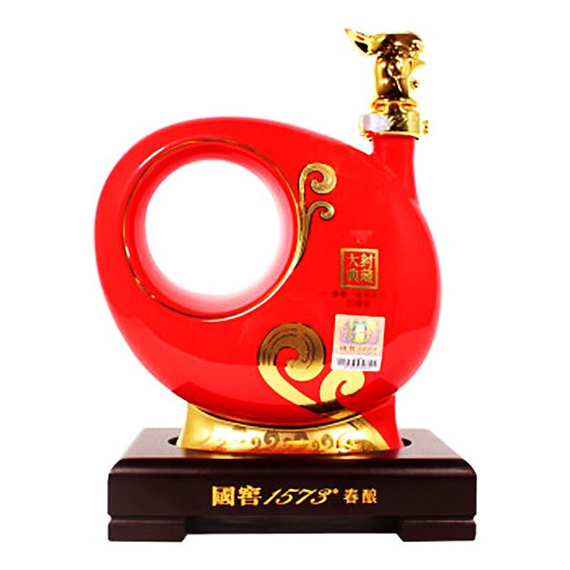 泸州老窖国窖1573封藏大典春酿金鸡啼祥55度 1L*1瓶浓香型白酒