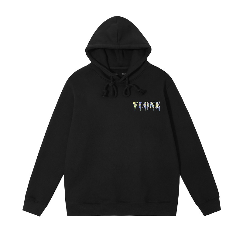 VLONE连帽卫衣情侣装秋冬季大V外套男高级宽松上衣