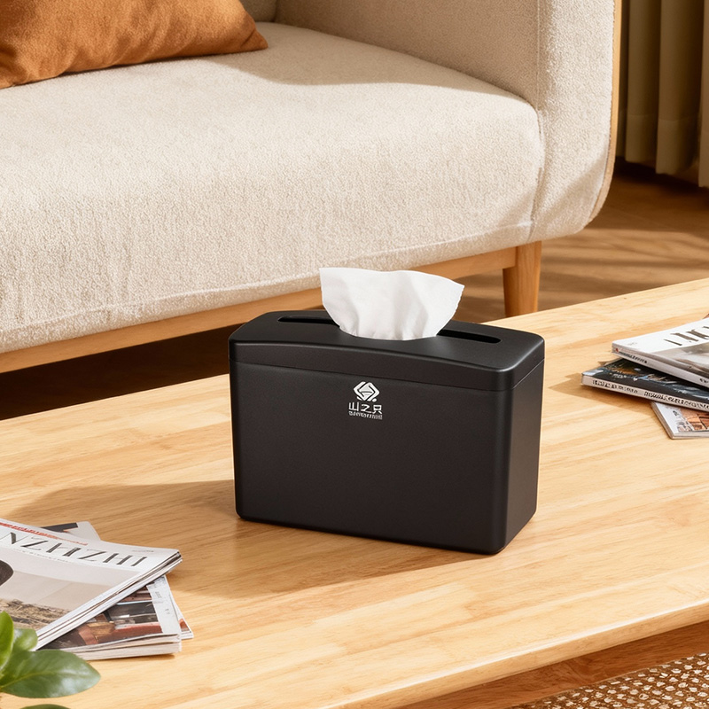 山之只 桌面台纸巾盒 14*32*21.8cm 个高清大图