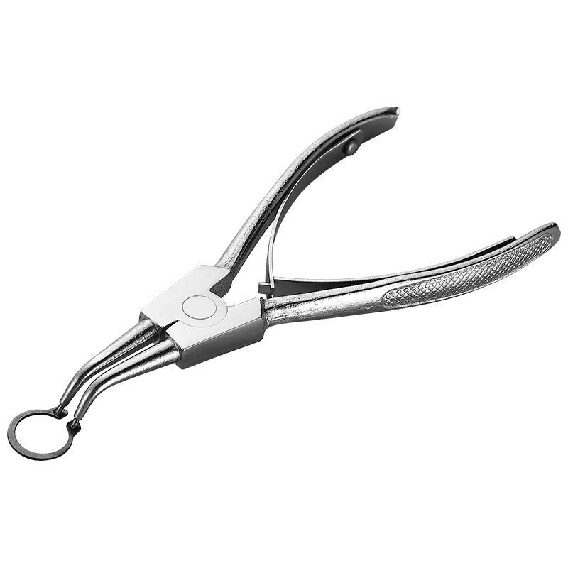 宁桥卡簧钳外弯6寸修锁换锁把手多功能挡圈钳拆卡簧卡黄钳子弹簧 外弯