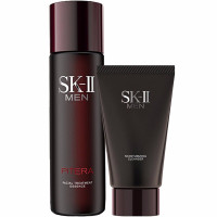 SK-II套装男士面部护肤套装礼盒 补水保湿 (洗面奶120g+男士神仙水230ml)