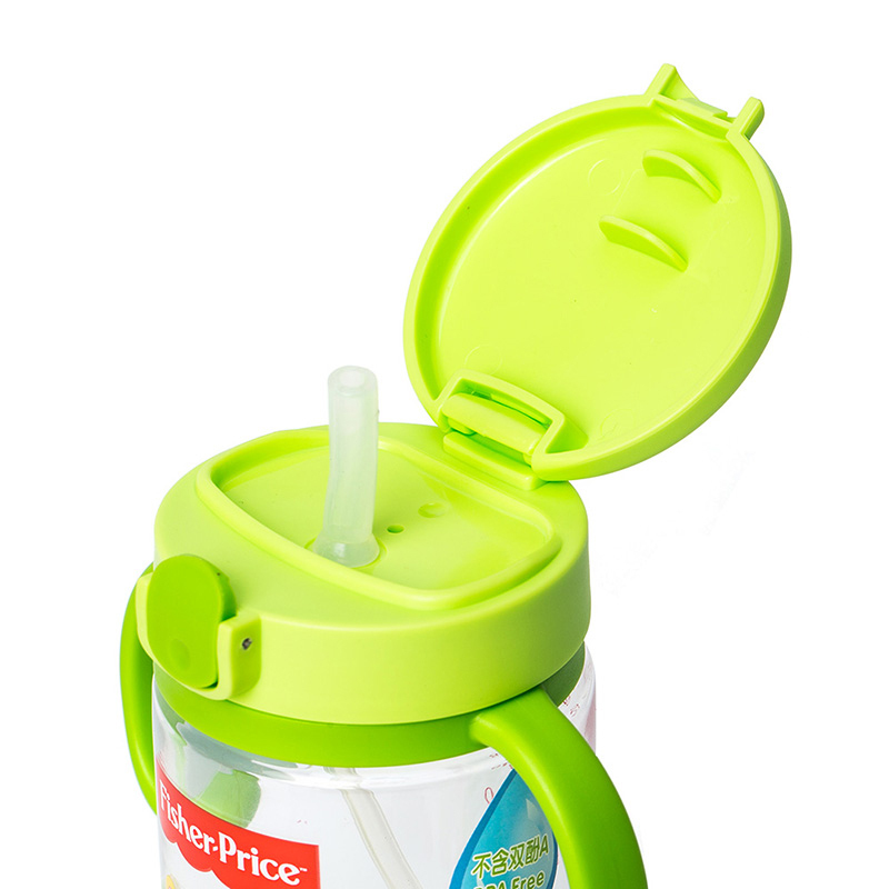 费雪牌(FISHER-PRICE) 母婴幼儿童学饮杯带手柄 FP-8027D 绿色 适用年龄:12个月以上