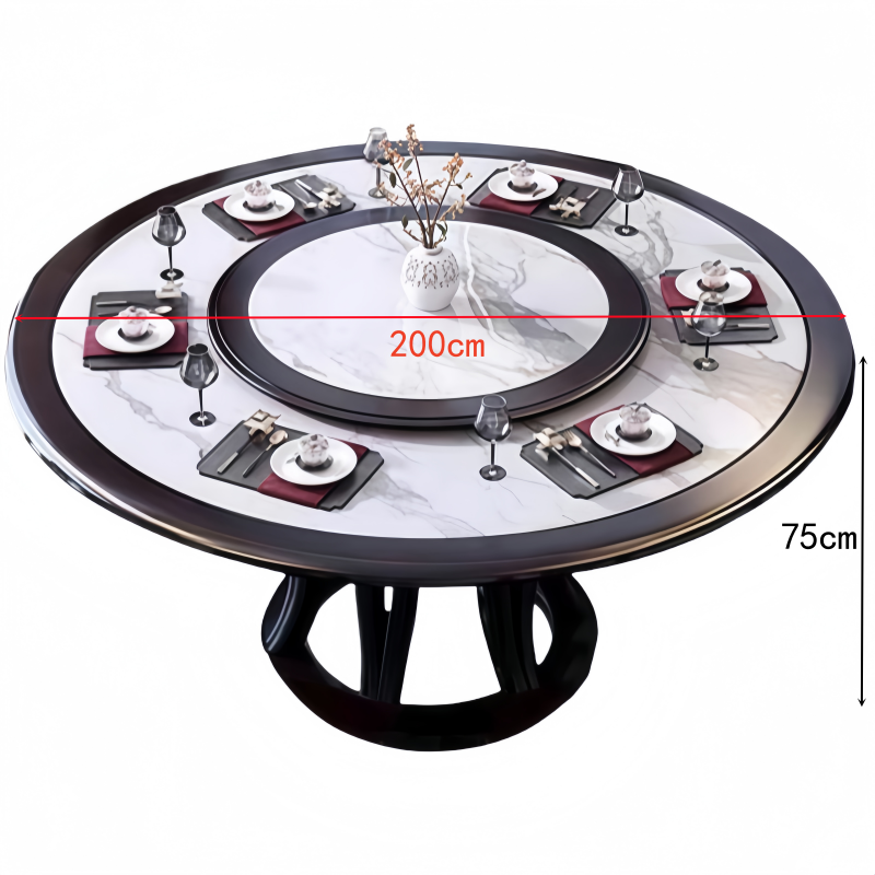 豫龙都 圆餐桌 2米 张高清大图