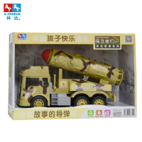 林达-会讲故事的军事系列车-洲际导弹车8030-45早教惯性车儿童益智玩具车