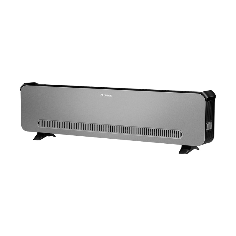 格力直板式踢脚线 居浴两用 取暖器 NJF-X6020黑+灰