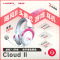 原金士顿/极度未知(HyperX) Cloud Ⅱ飓风游戏耳机头戴式高级版电竞耳机 7.1声道 兼容多种设备 霓虹粉