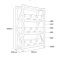 鑫金虎 四层重型货架置物架 承重350KG XLH-I06 尺寸150*60*200cm 灰白色 1组