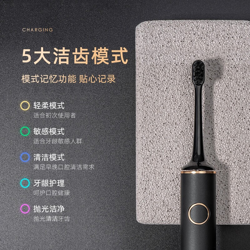 拜尔 BAIR 声波式成人电动牙刷 G1高清大图
