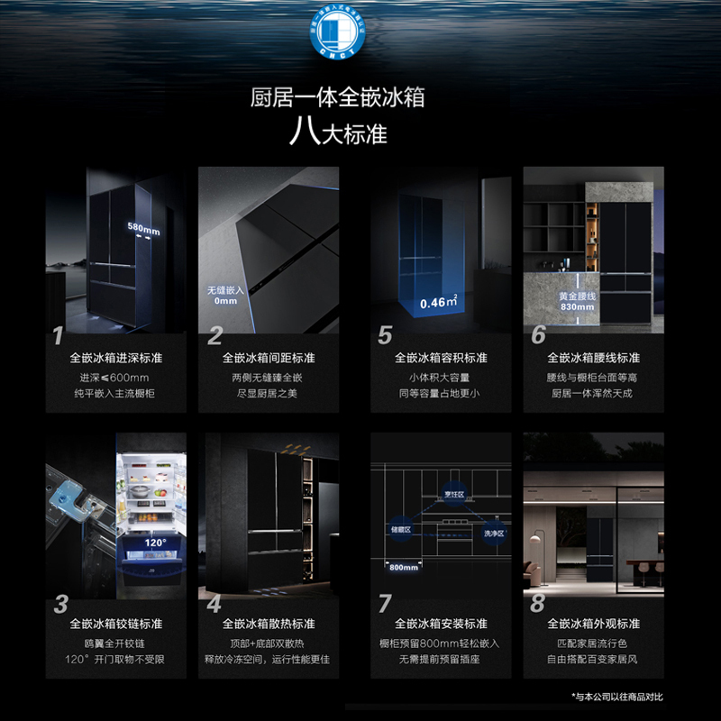松下NR-EW46BXB-K 法式多门变频无霜460L冰箱 双宽幅变温 纳诺怡x净味除菌 零嵌入式 自动制冰 闪耀黑