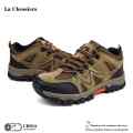 La Chessiers户外登山鞋秋冬季新款运动鞋防滑徒步鞋旅游鞋耐磨越野休闲鞋 棕色 47码