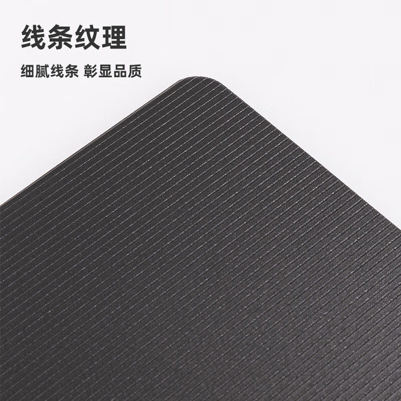 得力(deli)5011 A4横式折页板夹会议夹 加厚硬文件夹 深灰 24只