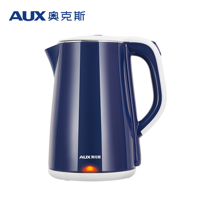 奥克斯(AUX)电水壶HX-A1852S家用1.8L全自动烧水壶304不锈钢办公室宿舍三层防烫即热防干烧自动断电电热水壶