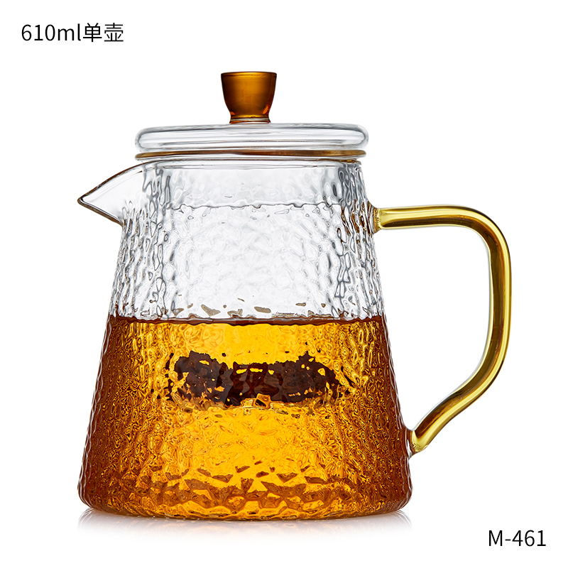 玻璃茶壶耐温加厚过滤泡茶壶小家用水壶茶具套装煮茶器|大号610ml