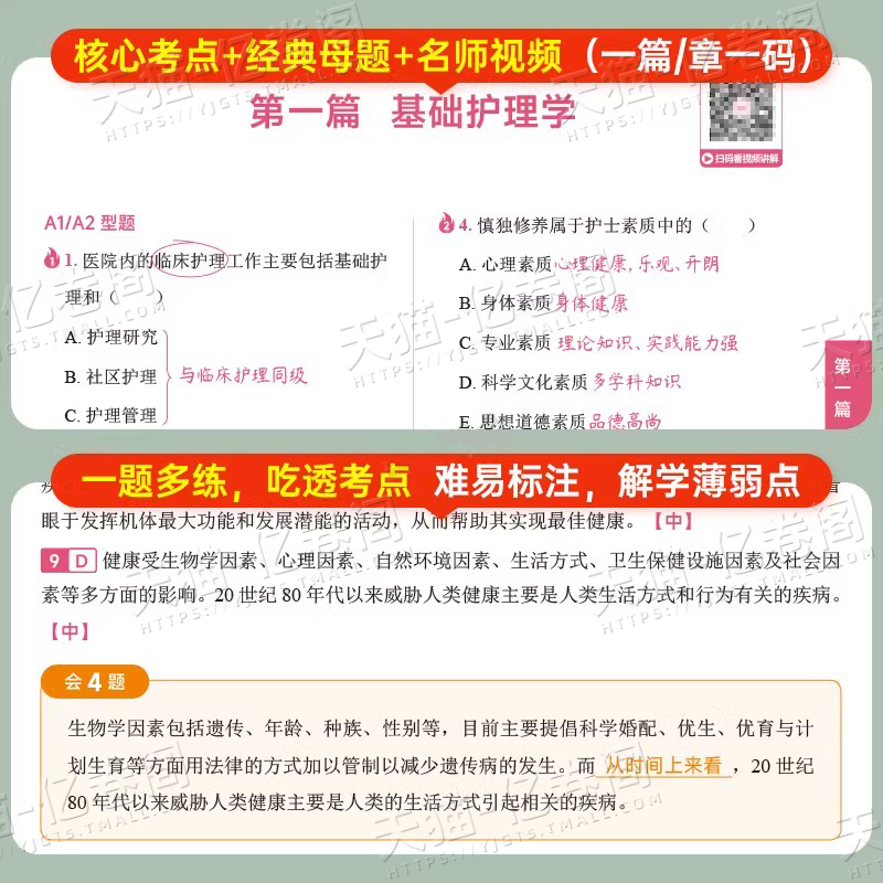 初级护师[通关金题]+历年真题+金考卷 [正版]雪狐狸护师2025初级护师通关金题25年护理学师资格考试母题模拟题习题集高清大图