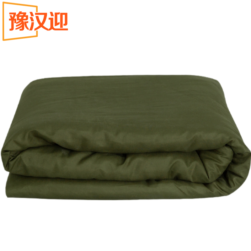 豫汉迎军绿褥子 褥子绿色3斤条 多规格