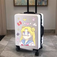个性创意行李箱贴纸可爱少女心ins拉杆旅行箱自粘防水可移贴画|PVC美少女战士