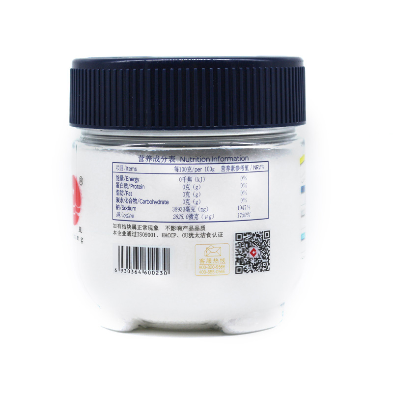 海星乐享 盐 乐享加碘海盐 425g