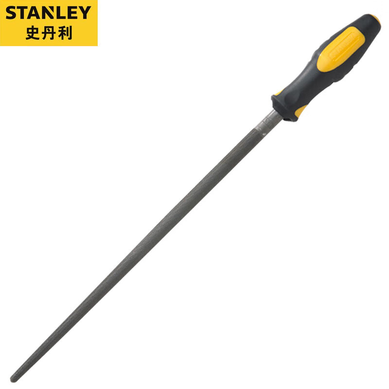 史丹利(STANLEY)22-383-28 12英寸 中齿圆锉 钳工锉 金属锉 修整锉 (计价单位:把)