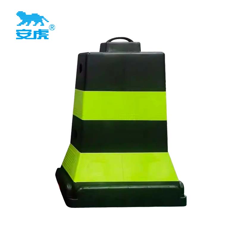 安虎 塑料隔离墩 黑绿-60*40*85cm 个