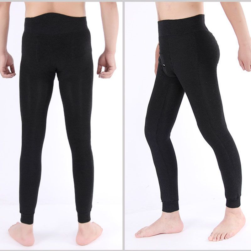 男士保暖裤加绒加厚冬季紧身棉裤绒裤打底裤单件内穿秋裤男毛裤秋