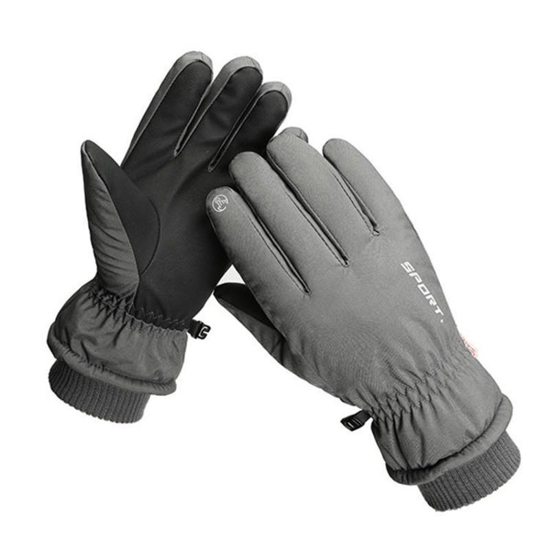 南极人男女士冬季加绒加厚手套情侣保暖户外滑雪骑车防水防滑防风