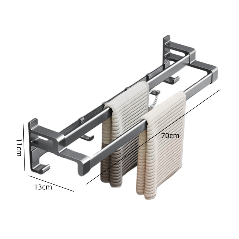 攸形 毛巾挂杆70cm个高清大图