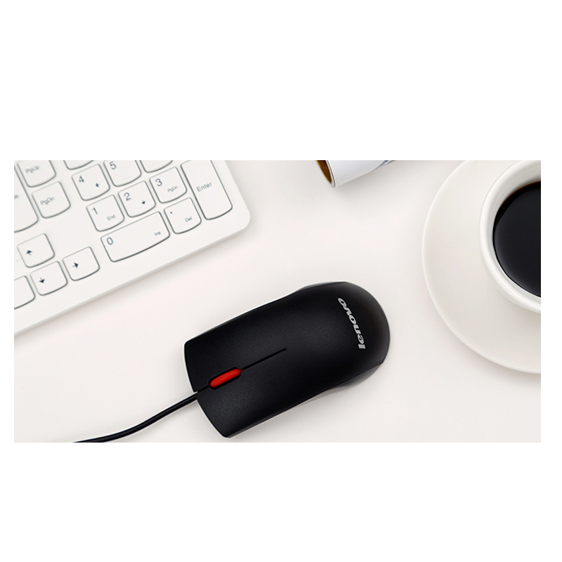 联想(lenovo)M120有线USB鼠标 台式机笔记本一体机通用办公家用游戏滑鼠