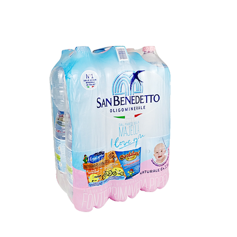 SAN BENDETTO 圣碧涛无气矿泉水1.5l*6瓶 塑料瓶