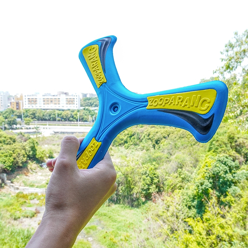 儿童回旋镖软回力标古达飞去来器男孩室外玩具公园户外运动飞镖飞盘