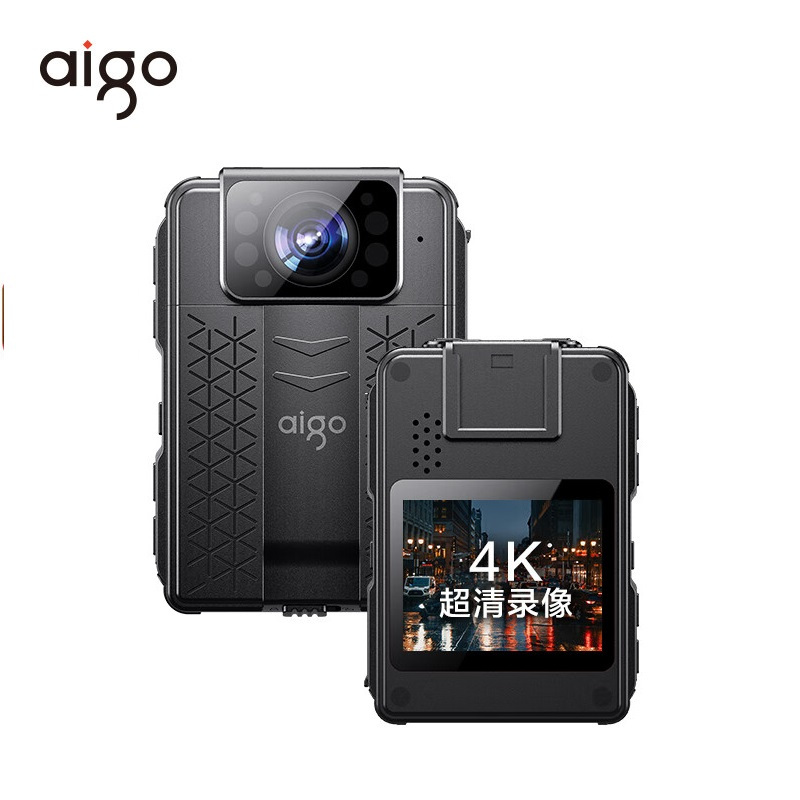 爱国者DSJ-T5P执法记录仪4800W像素4K红外夜视录像人脸检测移动侦拍双电池128G