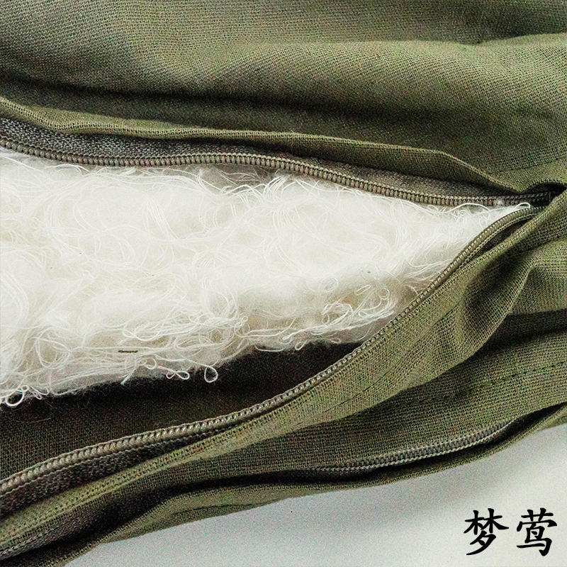 梦莺 棉被 绿色 5.5斤 条高清大图