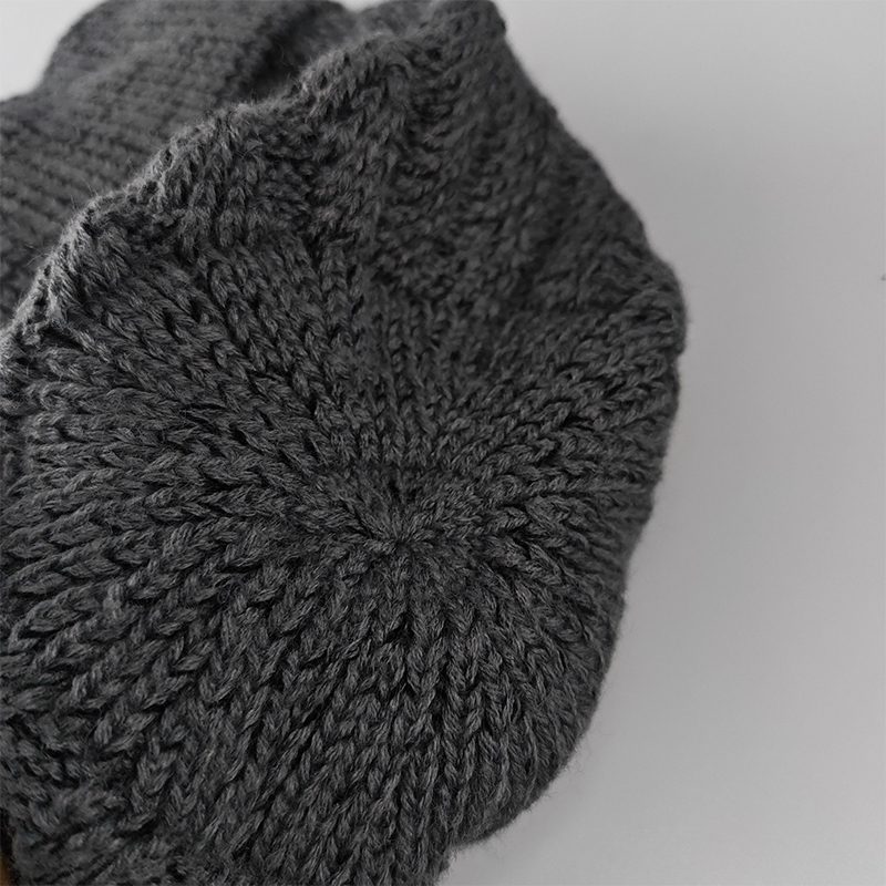 鸽护 防寒帽 GH617-毛线加绒 顶高清大图