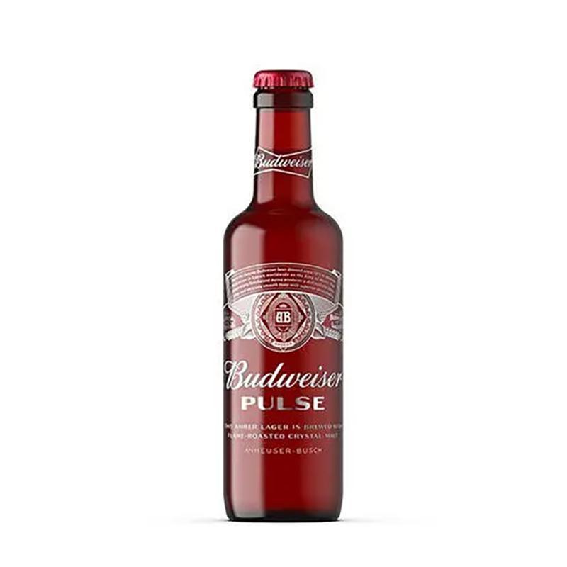 [临期品-11月25日到期]budweiser/百威Pulse 魄斯啤酒268ml*24整箱装