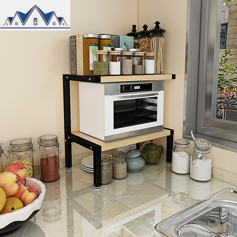简易置物架家用调料烤箱架储物架经济型厨房用品收纳架子三维工匠