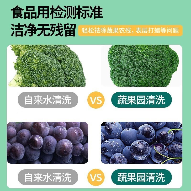 SukGarden蔬果园橘彩星光果蔬餐具净1.28kg/瓶
