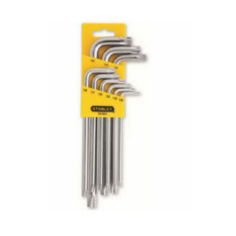 史丹利 Stanley92-625-239件长L型中孔花形扳手套装T10-T50